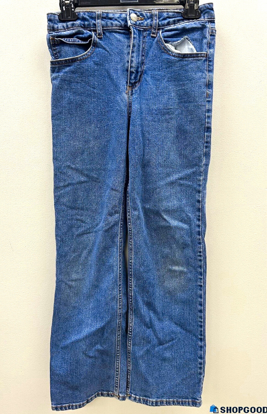 Carhartt Boys Straight Medium Wash Stretch 5-Pocket Blue Jeans Size 14